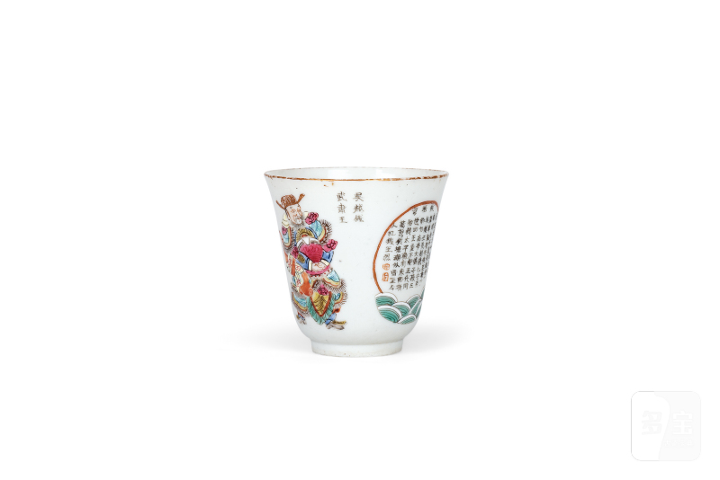 粉彩无双谱铃铛杯